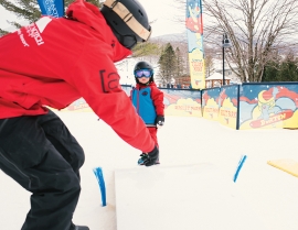 The Burton Riglet Park at Smugglers’ Notch, Vt., will be a crucial tool for lessons at the resort this season.