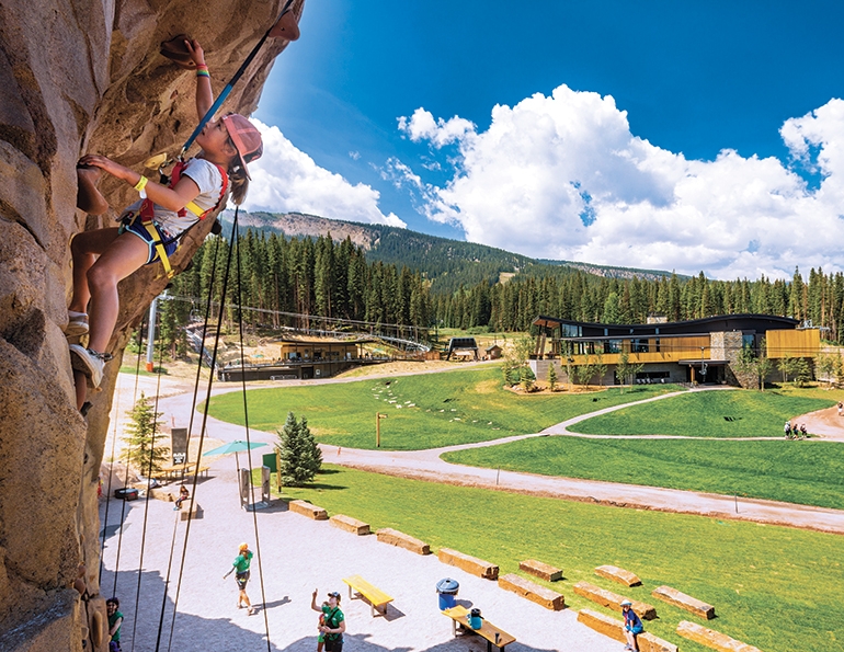 All paths from Elk Camp at Snowmass lead to adventure. Credit: Jeremy Swanson