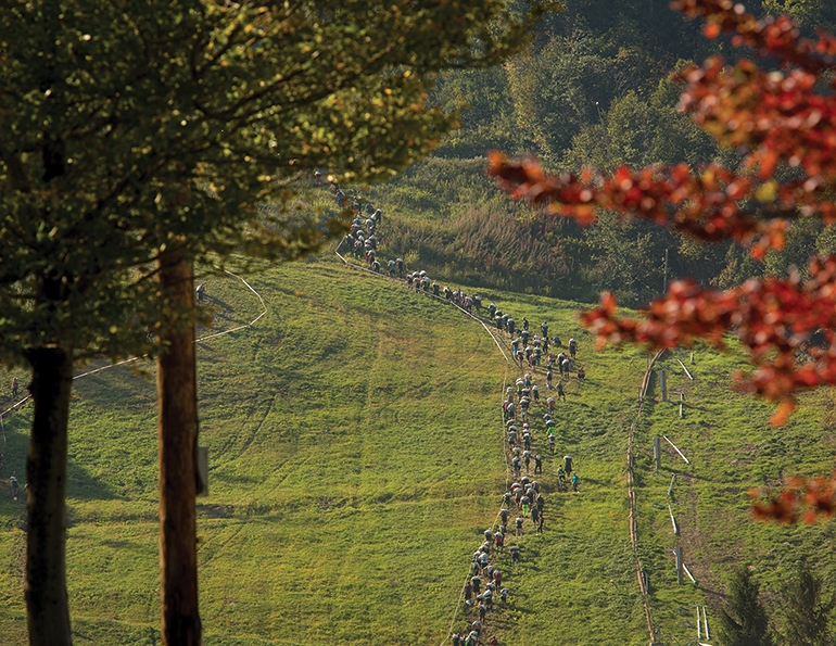 About 10,000 participants come to Killington in the fall for the Spartan Race.