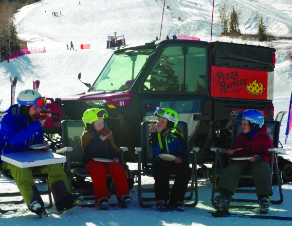 Steamboat’s Pizza Ranger delivers.